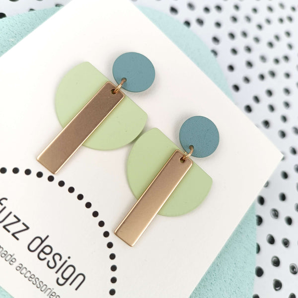 Legendary | Gold & Pastel Green & Sea Green