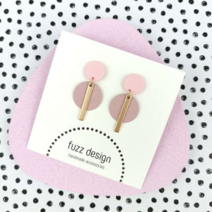 Subtle And Sweet | Mauve & Gold & Pastel Pink