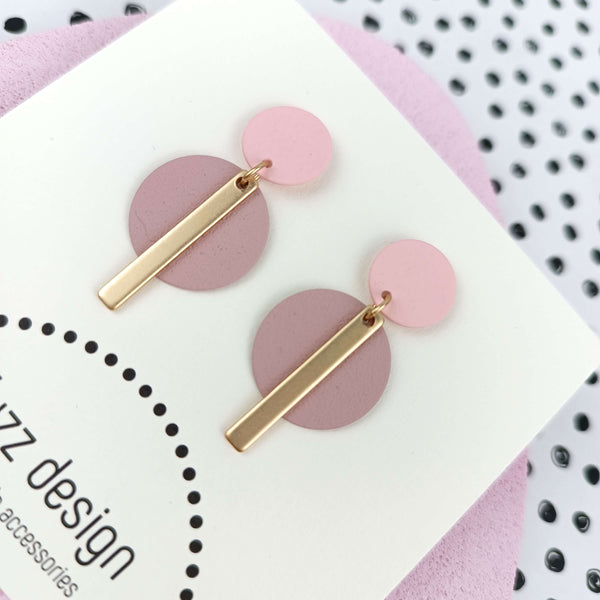 Subtle And Sweet | Mauve & Gold & Pastel Pink