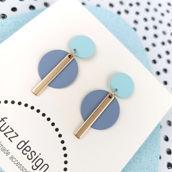 Subtle And Sweet | Soft Blue & Gold & Pastel Blue