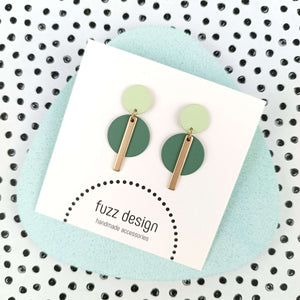 Subtle And Sweet | Soft Green & Gold & Pastel Green