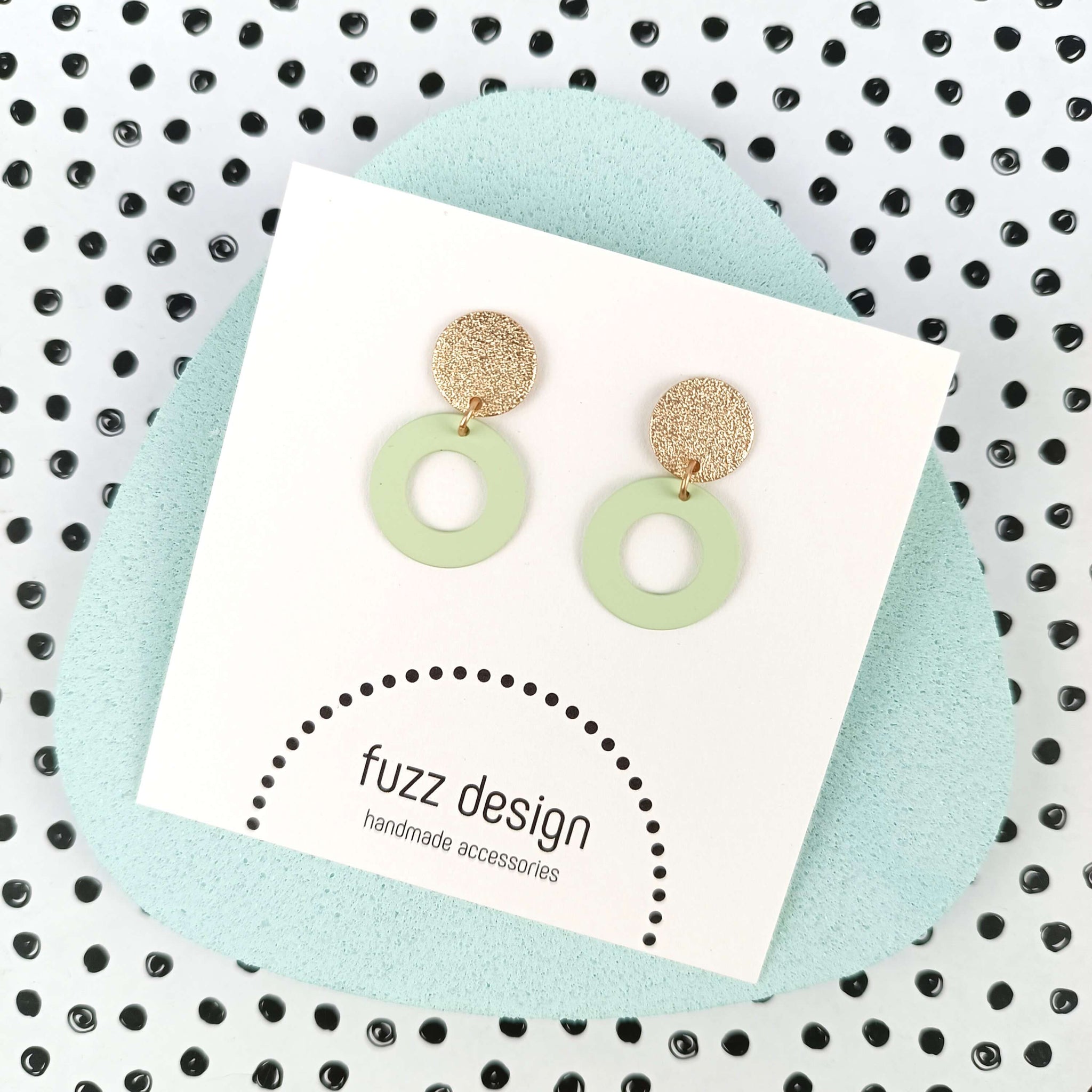 Sassy | Pastel Green & Gold