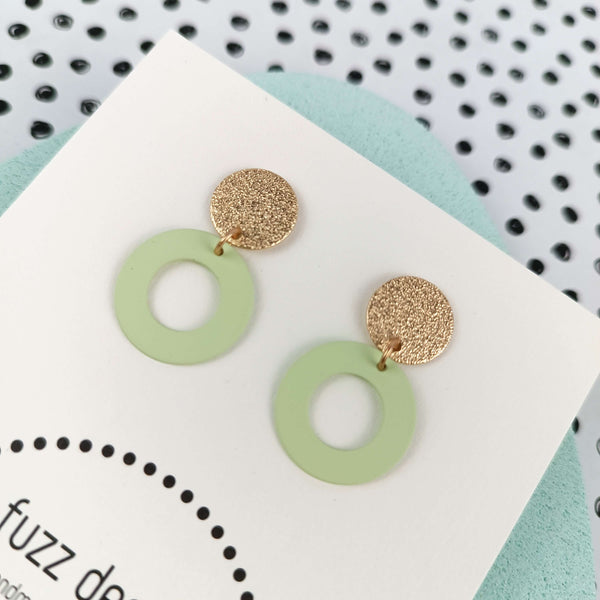 Sassy | Pastel Green & Gold