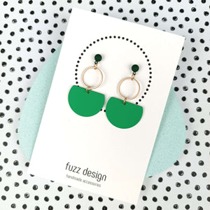 Mademoiselle | Grass Green & Gold & Forest Green