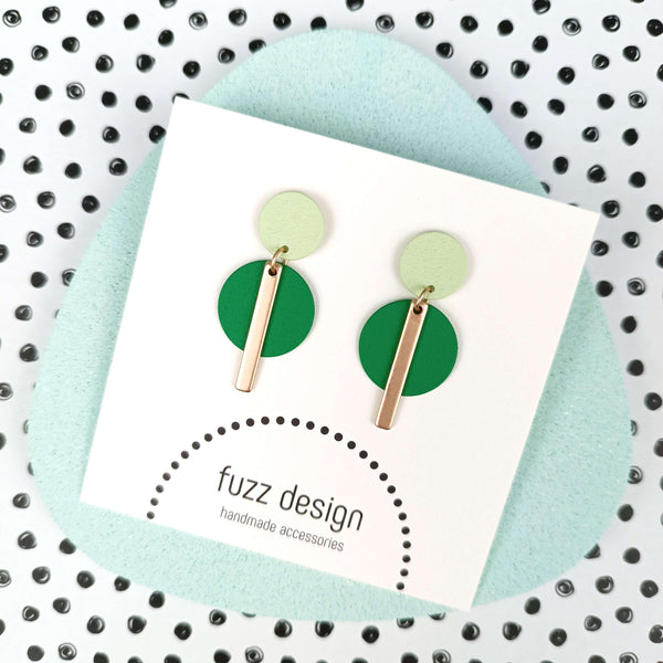 Subtle And Sweet | Gold & Grass Green & Pastel Green