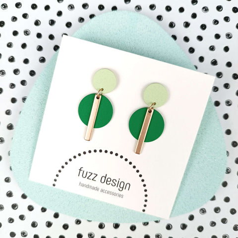 Subtle And Sweet | Gold & Grass Green & Pastel Green