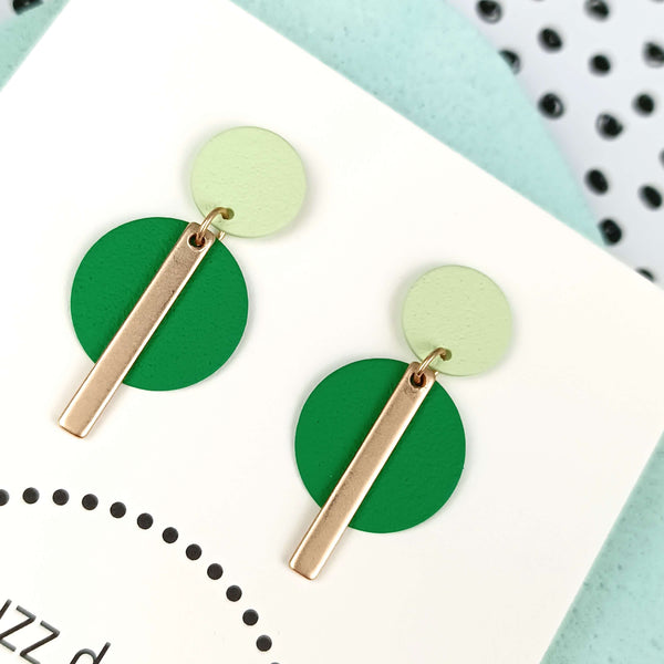 Subtle And Sweet | Gold & Grass Green & Pastel Green
