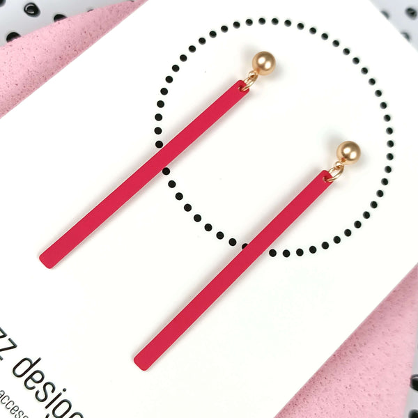 Allure | Large | Berry Red & Gold