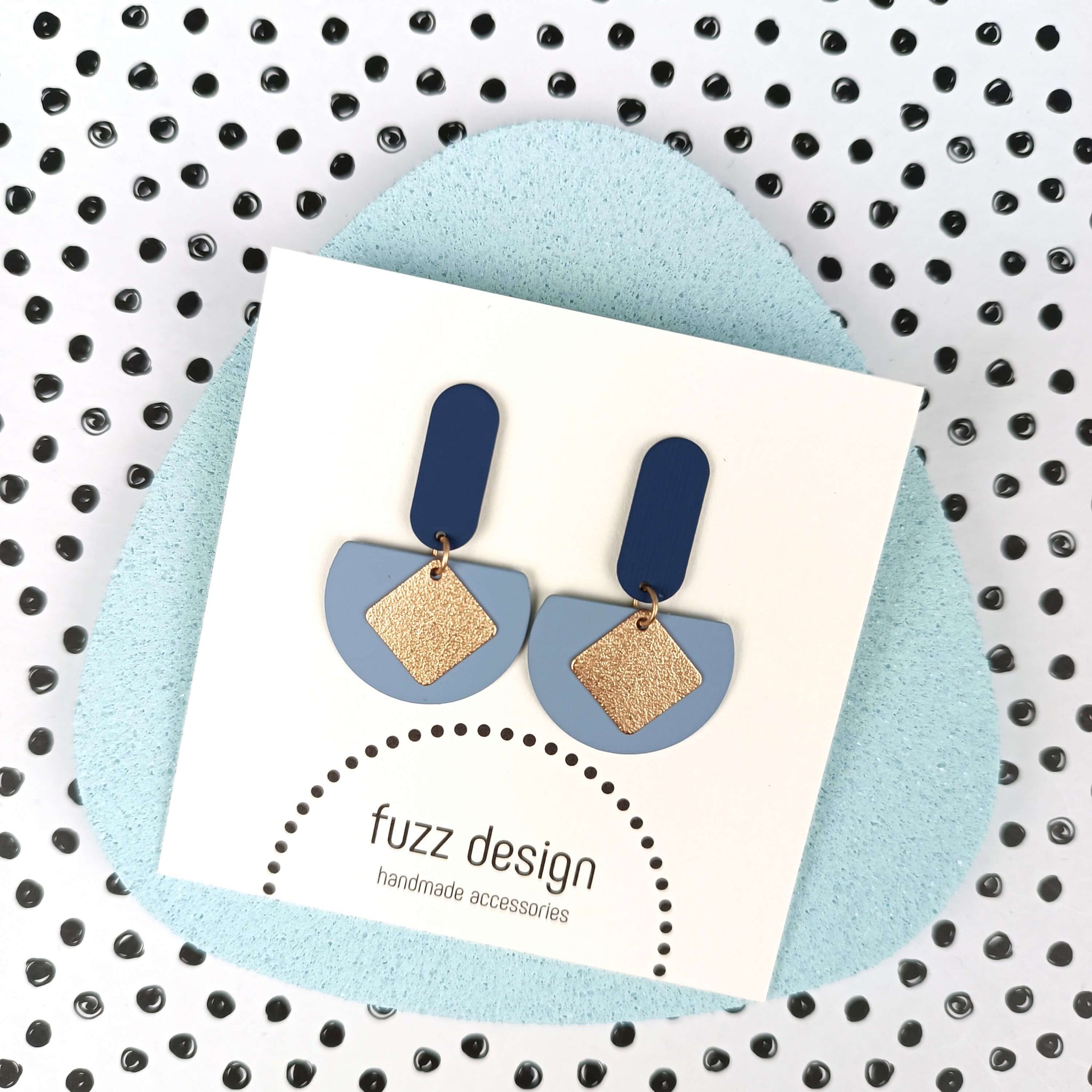 Smells Like Success | Gold & Soft Blue & Dark Blue