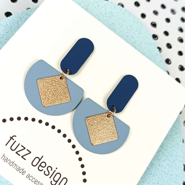 Smells Like Success | Gold & Soft Blue & Dark Blue