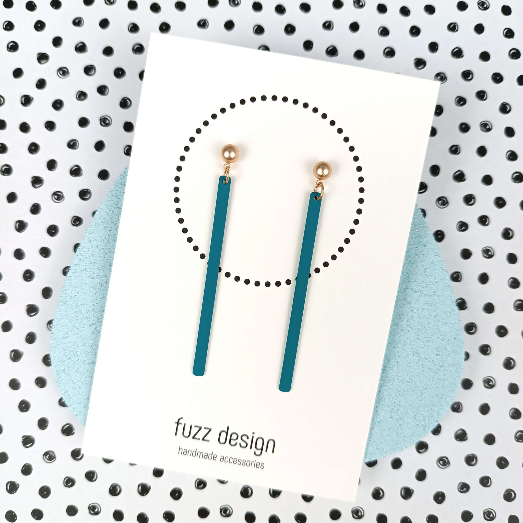Allure | Large | Dark Teal & Gold