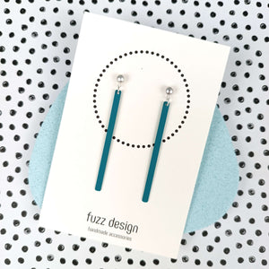 Allure | Large | Dark Teal & Silver