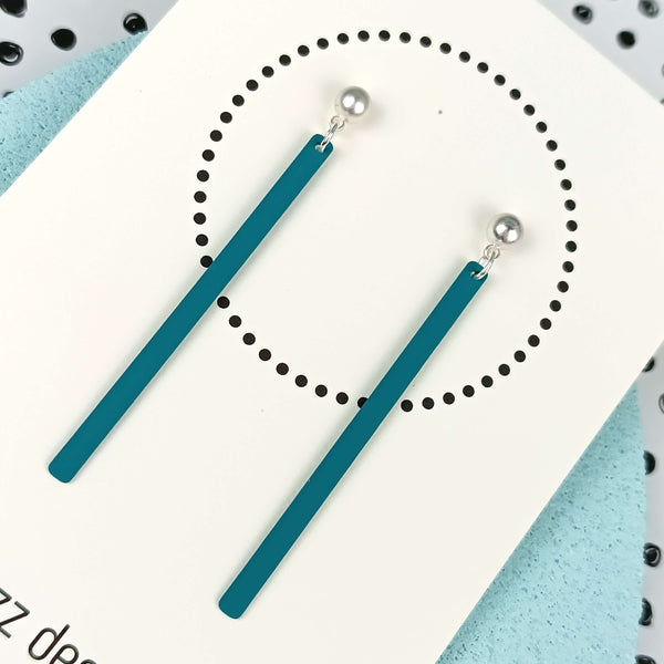 Allure | Large | Dark Teal & Silver