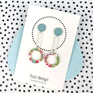 Holy Moly | Candy | Silver & Sea Green