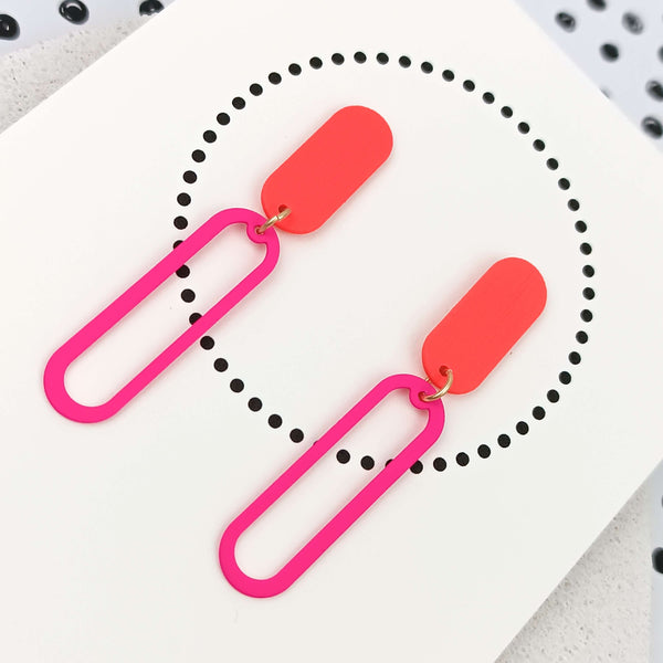 Party All Night | Bright Pink & Bright Orange