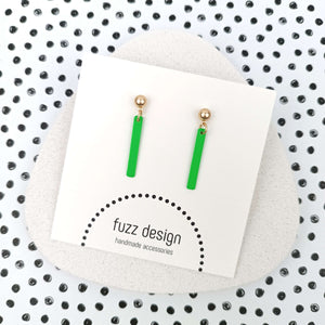 Allure | Small | Bright Green & Gold