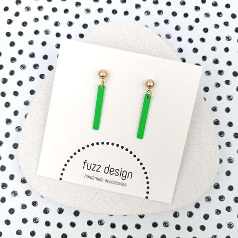Allure | Small | Bright Green & Gold
