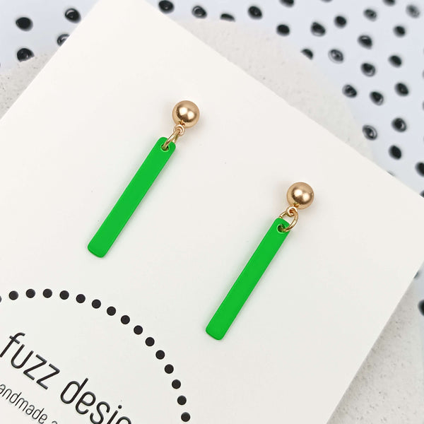 Allure | Small | Bright Green & Gold