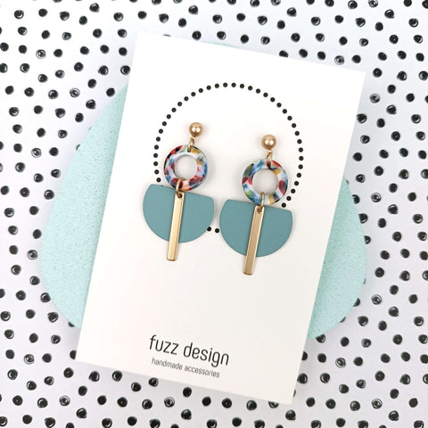 Stunning | Woodlands | Gold & Sea Green