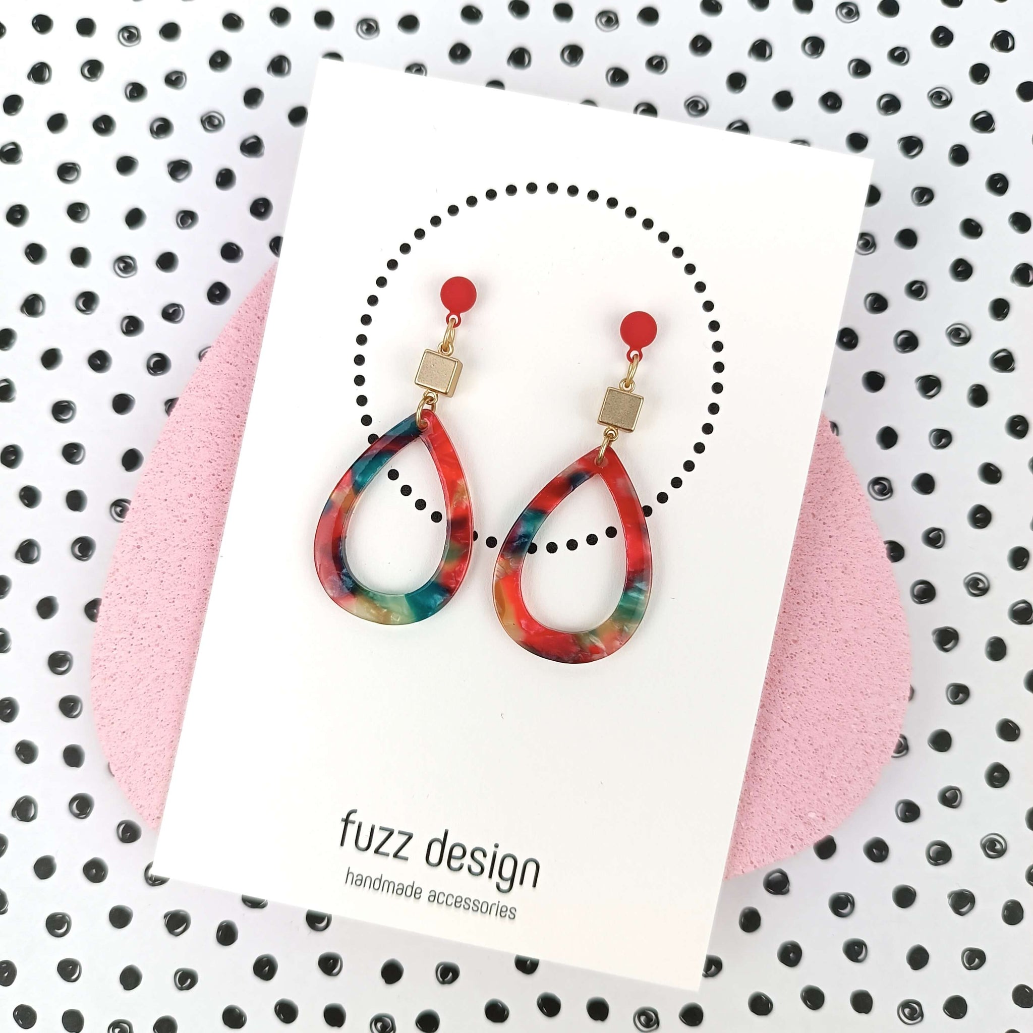 Flow | Passion | Gold & Bright Red