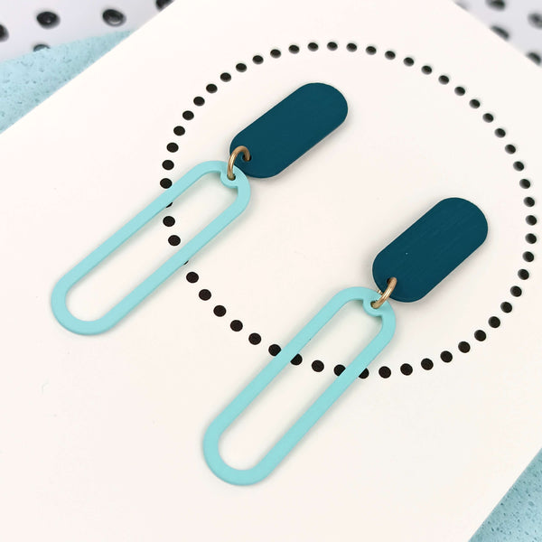 Party All Night | Baby Blue & Dark Teal