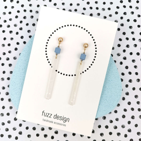 Hello Darling | Snow | Soft Blue & Gold
