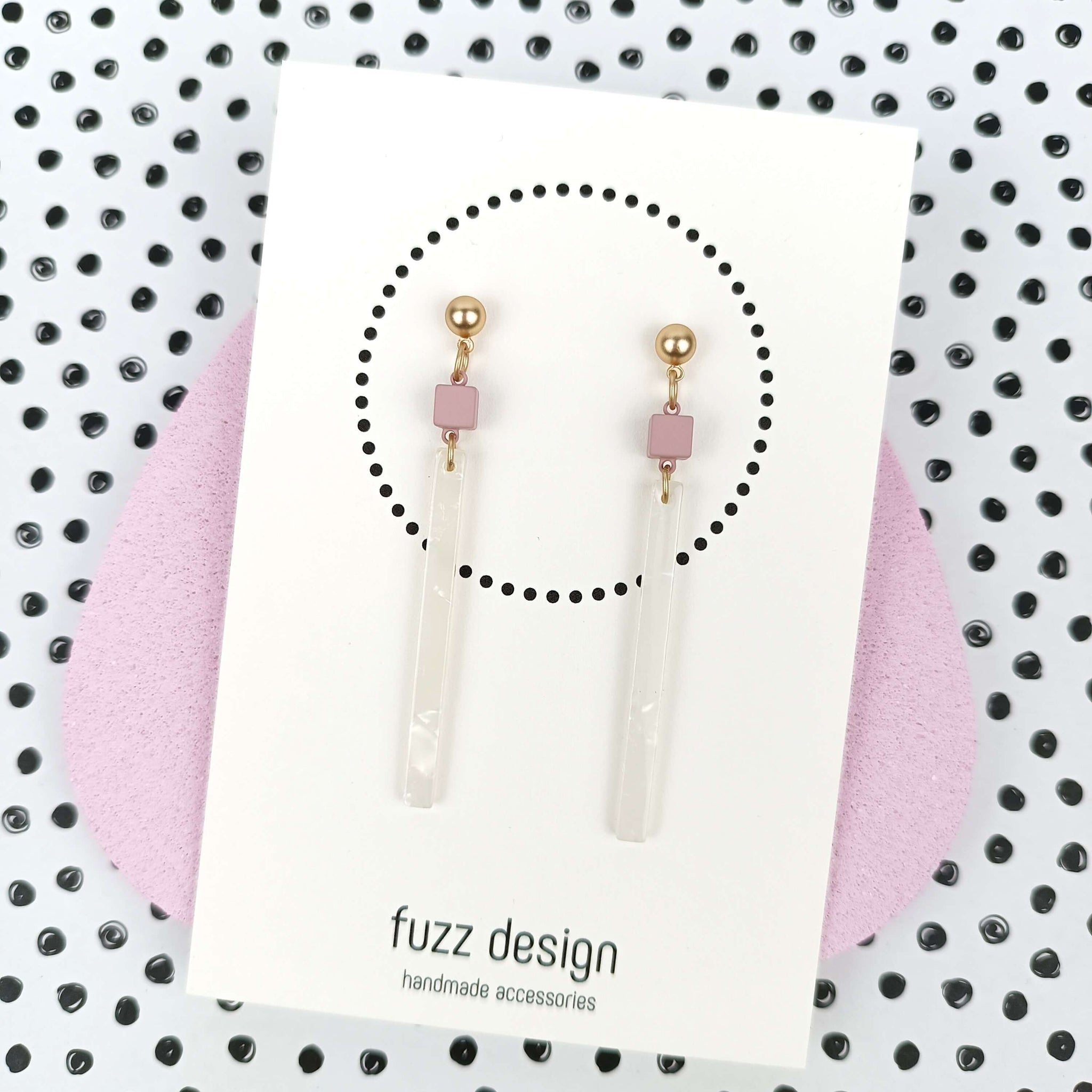 Hello Darling | Snow | Mauve & Gold
