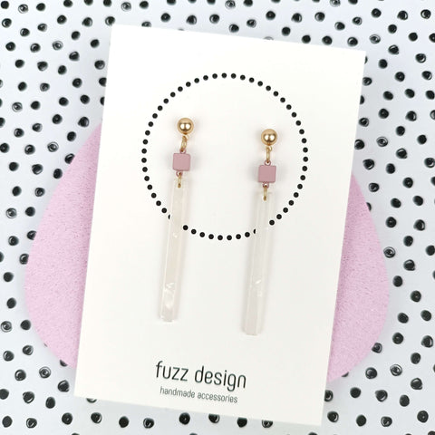 Hello Darling | Snow | Mauve & Gold