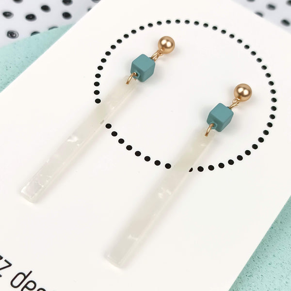 Hello Darling | Snow | Sea Green & Gold