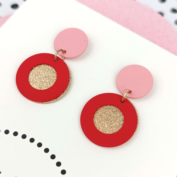 Popular | Gold & Bright Red & Pink