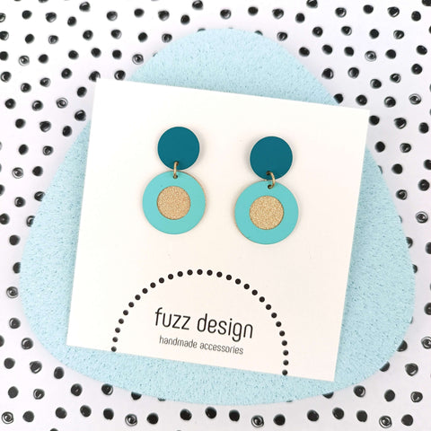 Popular | Gold & Baby Blue & Dark Teal