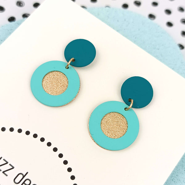 Popular | Gold & Baby Blue & Dark Teal