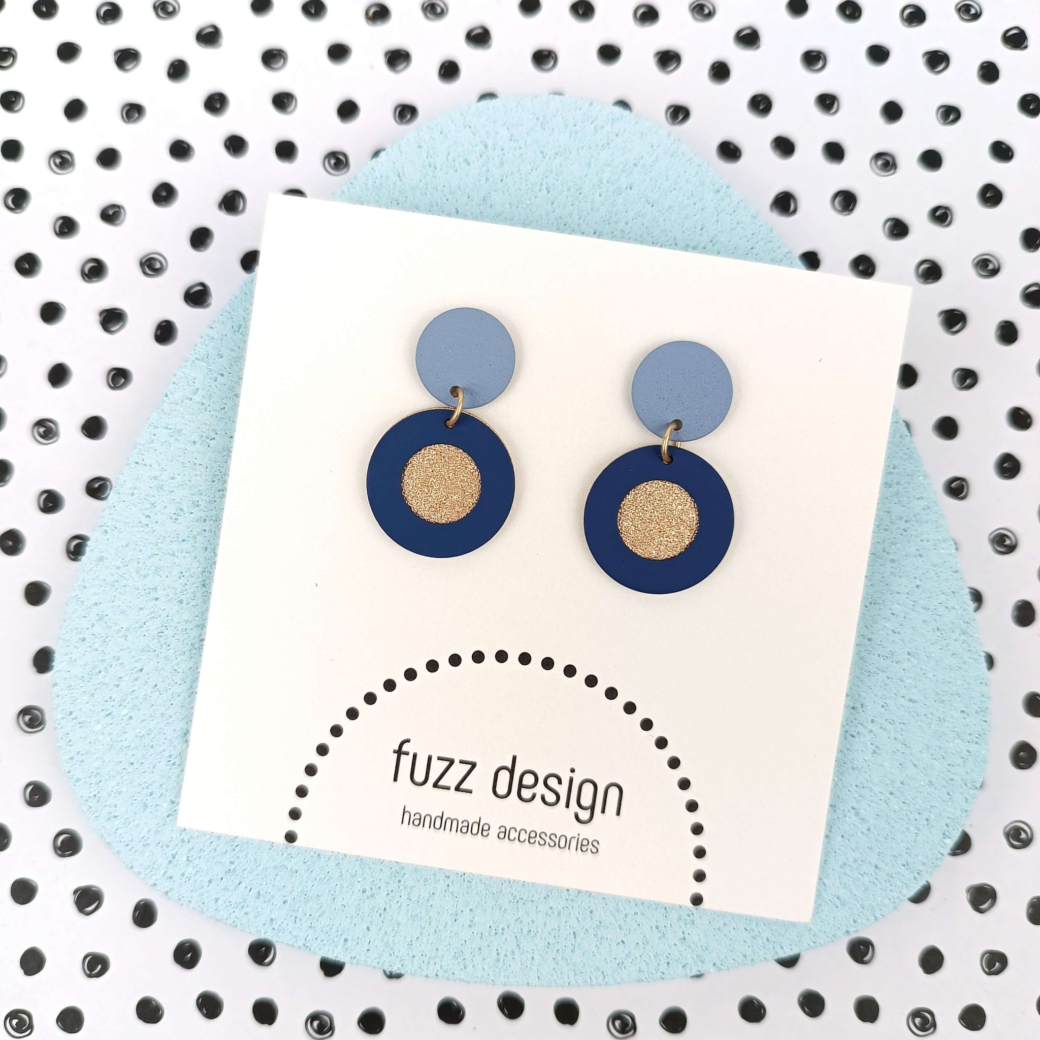 Popular | Gold & Dark Blue & Soft Blue