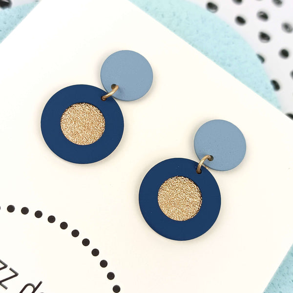Popular | Gold & Dark Blue & Soft Blue
