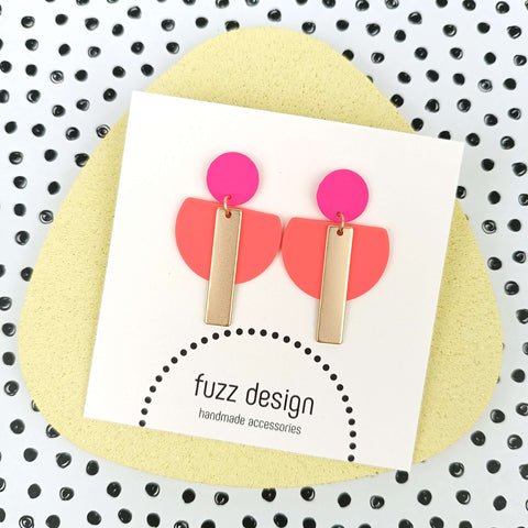 Legendary | Gold & Bright Orange & Bright Pink
