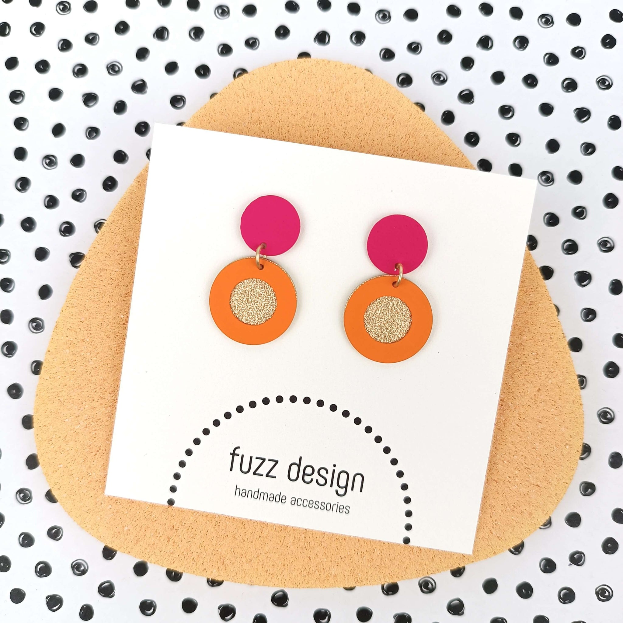 Popular | Gold & Sunset Orange & Fuchsia Pink