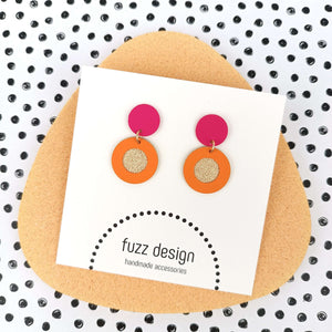 Popular | Gold & Sunset Orange & Fuchsia Pink