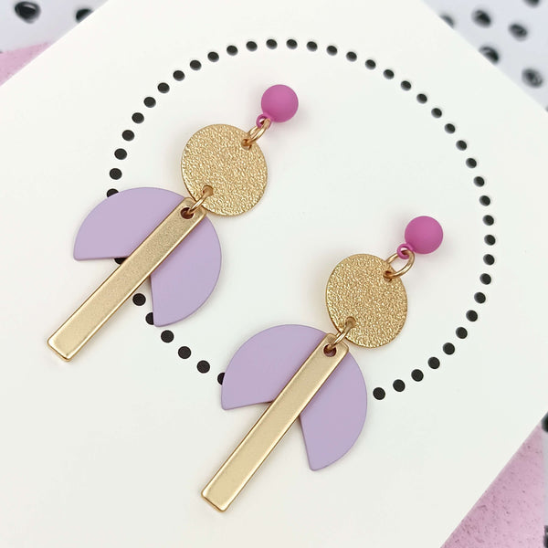 Wild Heart | Gold & Pastel Purple & Light Lavender