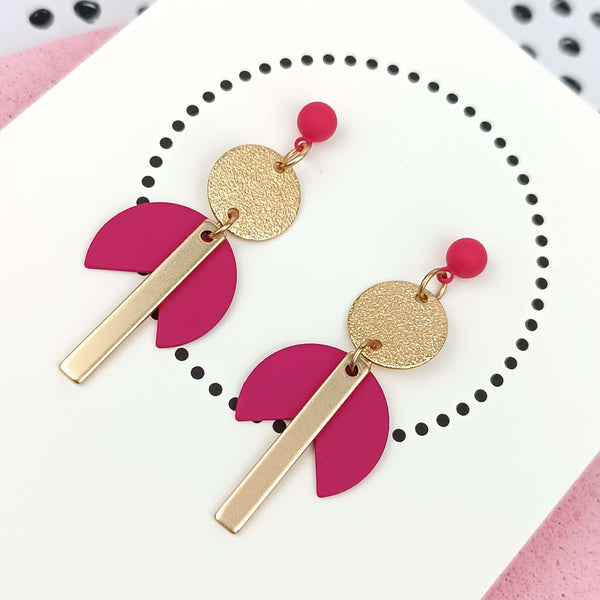 Wild Heart | Gold & Raspberry & Berry Red