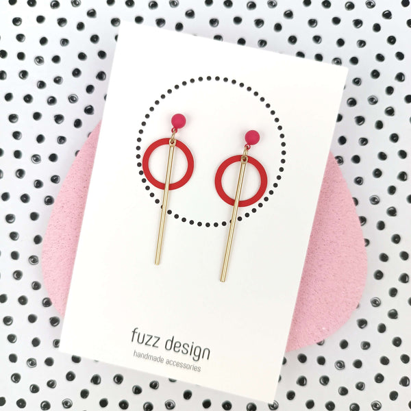 Slay The Day | Gold & Bright Red & Berry Red