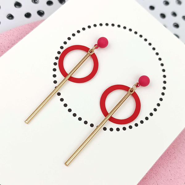 Slay The Day | Gold & Bright Red & Berry Red