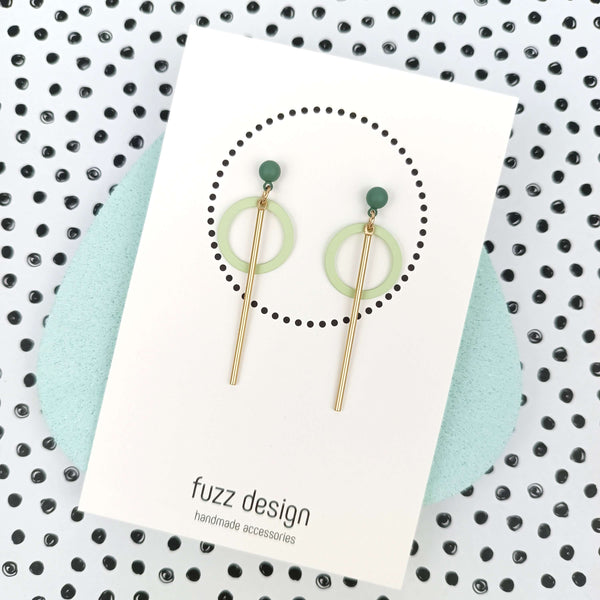 Slay The Day | Gold & Pastel Green & Soft Green