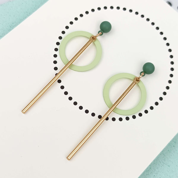 Slay The Day | Gold & Pastel Green & Soft Green