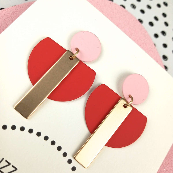 Legendary | Gold & Bright Red & Pastel Pink