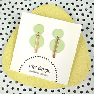 Subtle And Sweet | Gold & Pastel Green