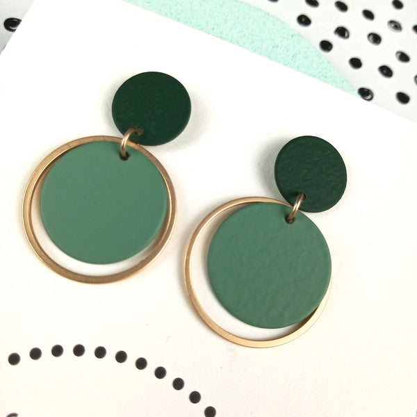 Sweet Cakes | Gold & Soft Green & Forest Green