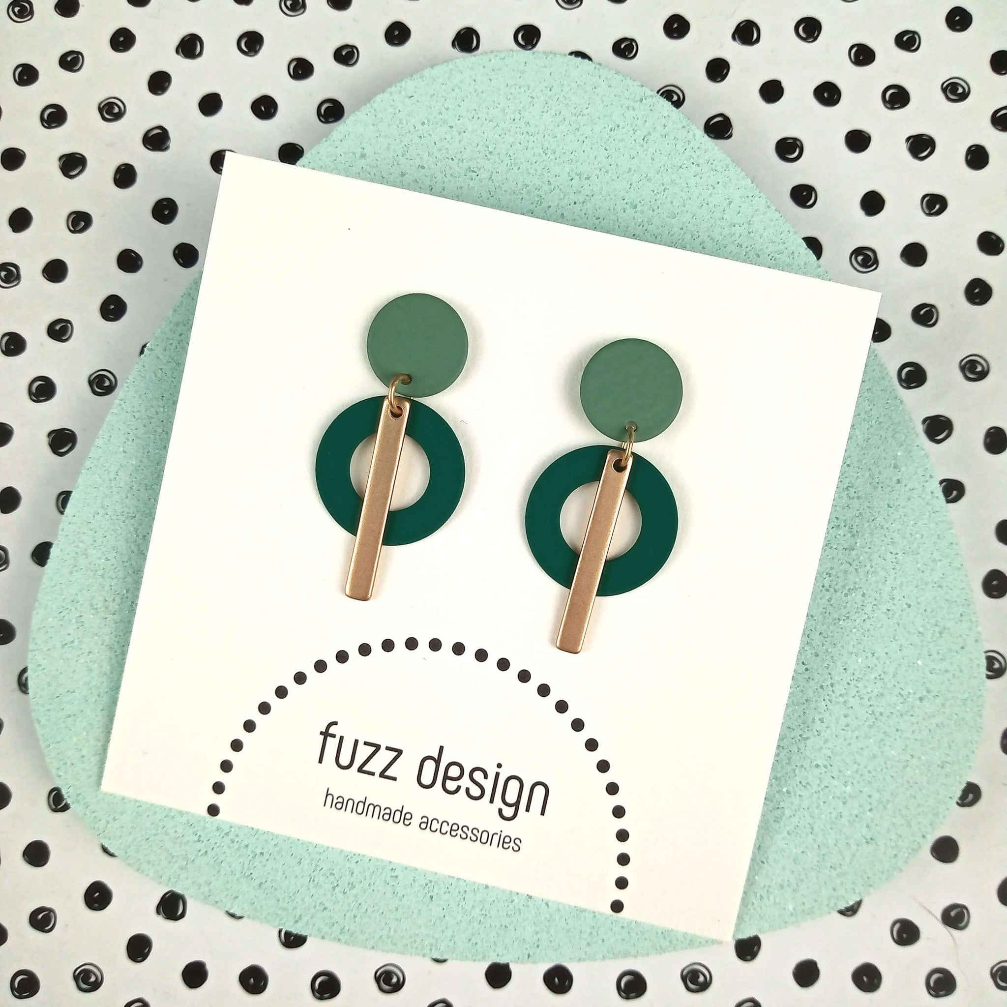 Something Sweet | Gold & Forest Green & Soft Green