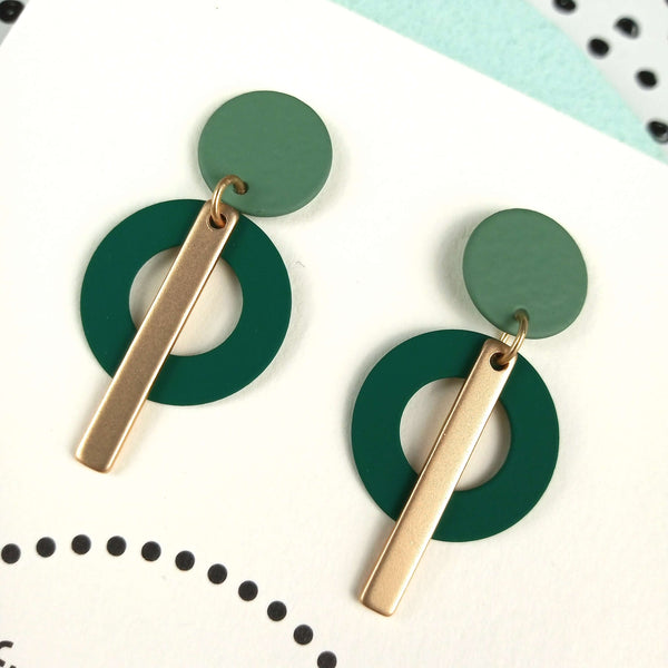 Something Sweet | Gold & Forest Green & Soft Green