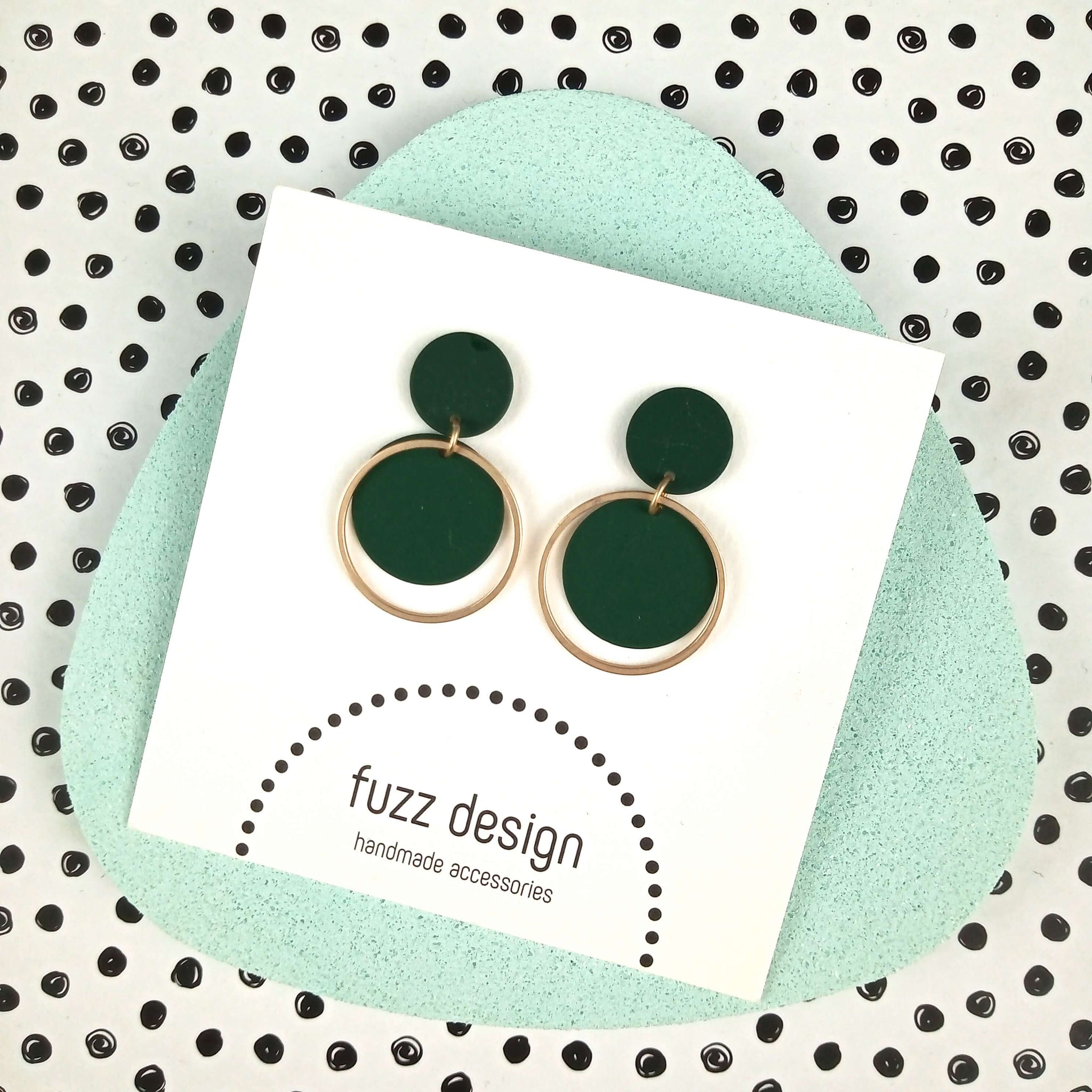 Sweet Cakes | Gold & Forest Green