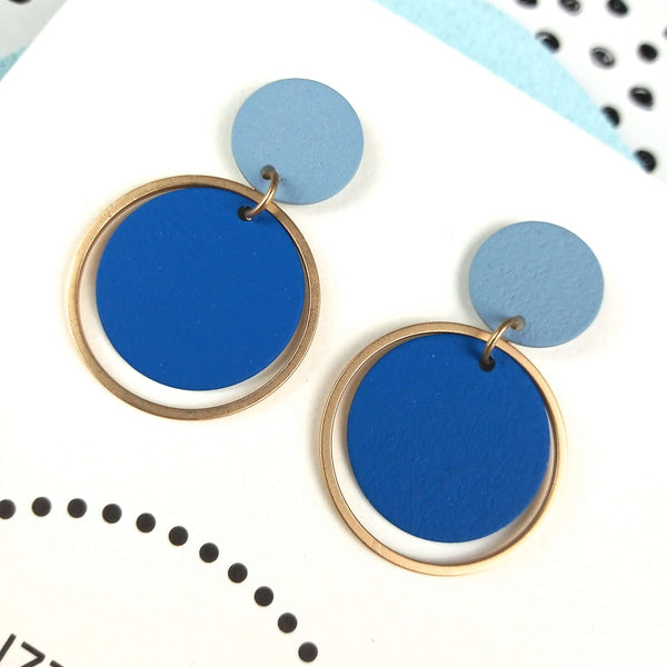 Sweet Cakes | Gold & Royal Blue & Soft Blue